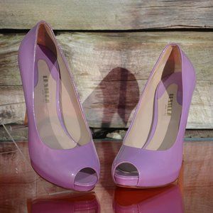 LeSilla Patent Leather Pumps Lavender Size 40